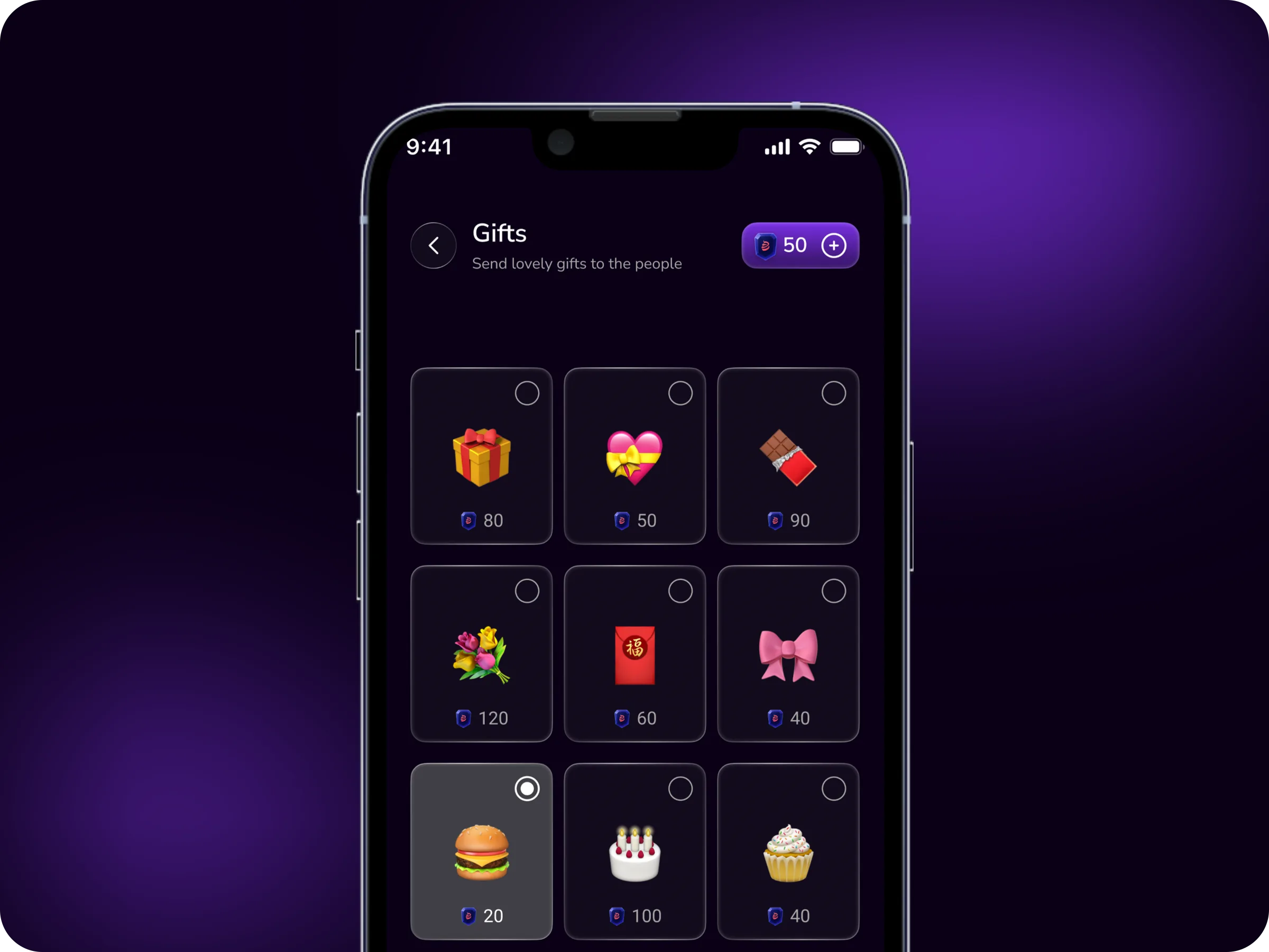Birthday Tribe — Gems and Virtual Gifts